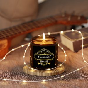 "Unpacked" Scented Soy Candle (Multi-Size, Amber Jar)