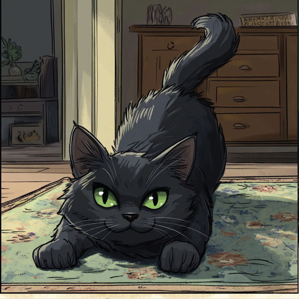 Kitty-Stretching