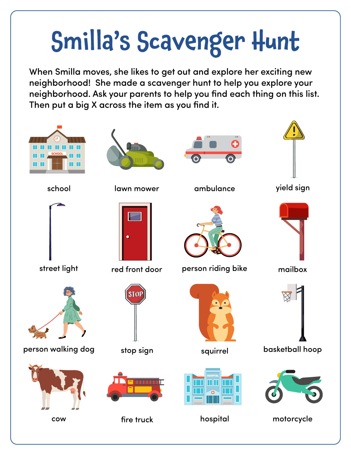 Neighborhood-Scavenger-Hunt