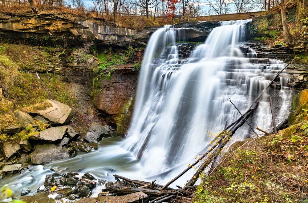 Breandywine Falls at Cuyahoga Valley National Park in Ohio