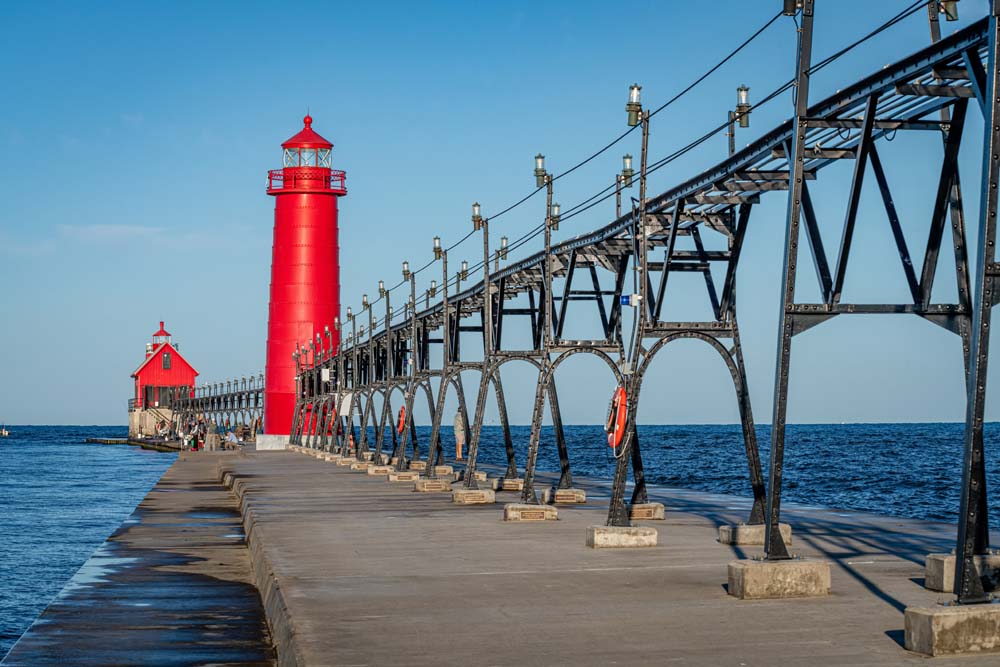 Historic,Lighthouses,On,The,Recently,Restored,South,Pier,At,Grand | PCS Adventures Historic,Lighthouses,On,The,Recently,Restored,South,Pier,At,Grand | PCS Adventures
