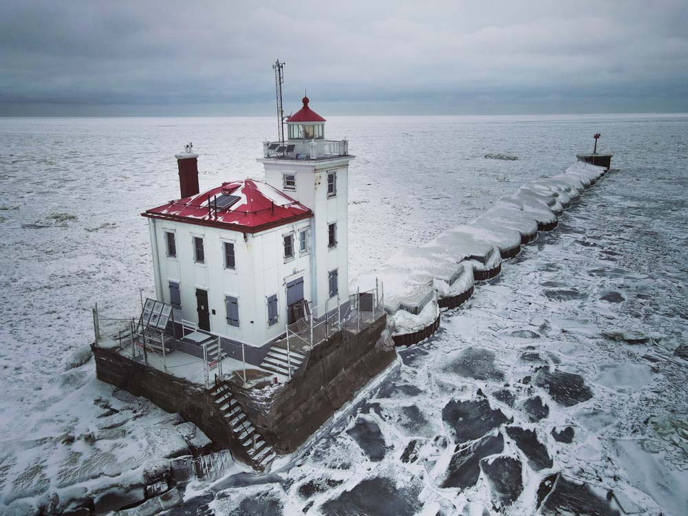 Lighthouse in the Winter Ice Cream | PCS Adventures